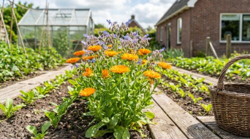 Vroeger zaaiden ze deze bloem tussen de rijen: vanaf maart maakt ze een wereld van verschil in de moestuin